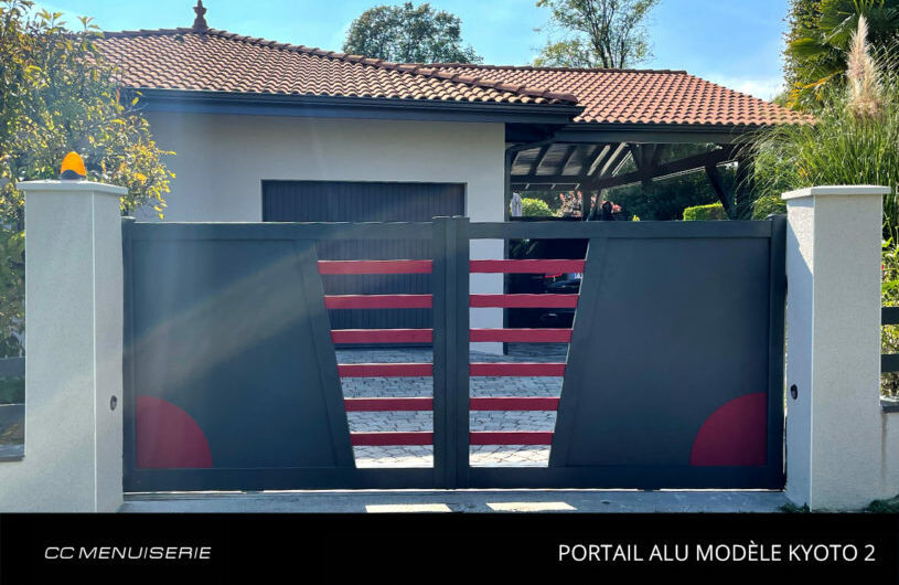 Portail Alu Modèle Kyoto 2