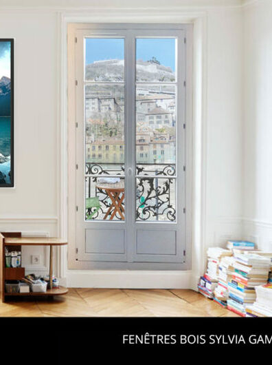 Fenêtres Bois Sylvia Gamme 58 Lasure Blanc