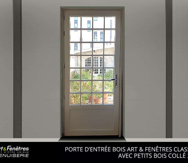 Porte d'Entrée Art & Fenêtres Cécilia Bois Classique 1